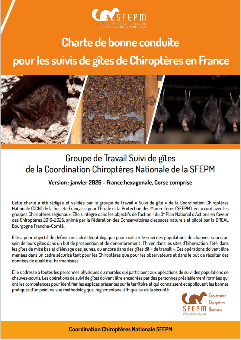 Charte de bonne conduite pour les suivis de gîtes